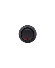 UP98304-Red LED Round Rocker 10 Amp 12V On/Off 1/2" Dia. 1 Pc.
