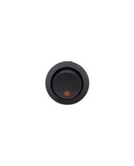 UP98305-Amber LED Round Rocker 10 Amp 12V On/Off 1/2" Dia. 1 Pc.