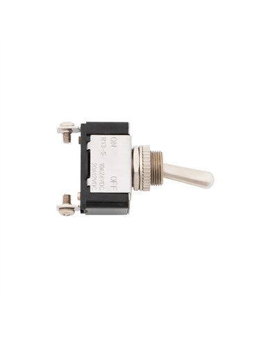 UP98313-Heavy Duty Toggle w/ 2 Screw Terminals 25 Amp 12V S.P.S.T On/Off 1 Pc.