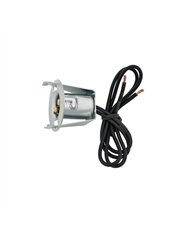 UP98327-1-Wire Universal Single Contact Instrument Panel & License Plate Light Socket w/ Spring Clip Mount, 1 Pc.