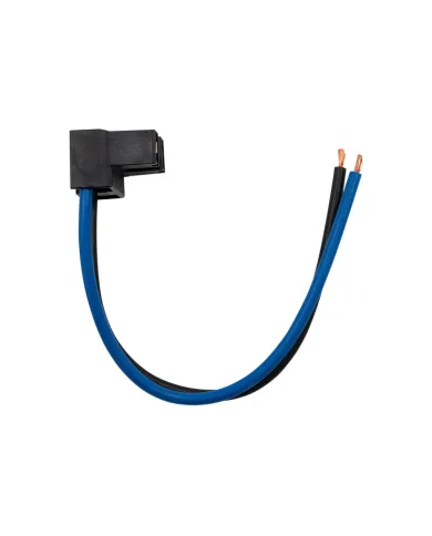 UP98334-2-Wire Universal H7 Halogen Bulb Headlight Connector. Two Pins at 90  Angle