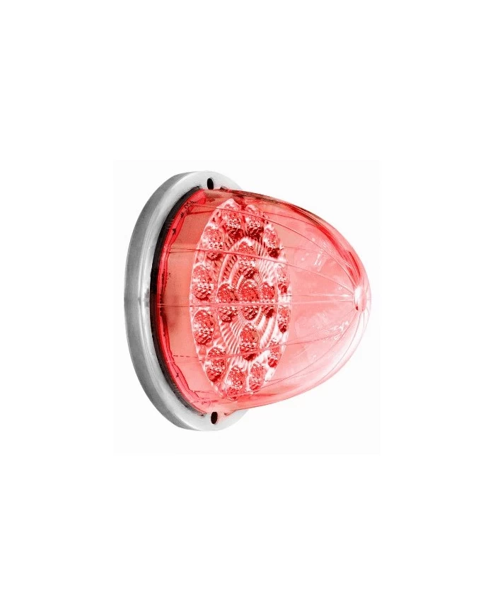 Led Cab Light With 17 Led W/Ring (Red/White Clear Lens)MSUS01-321420 Led Cab Light With 17 Led W/Ring (Red/White Clear Lens)MSUS01-321420