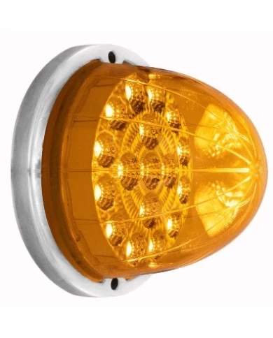 Led Cab Light With 17 Led W/Ring (Amber/Amber Lens)MSUS01-32143 Led Cab Light With 17 Led W/Ring (Amber/Amber Lens)MSUS01-32143