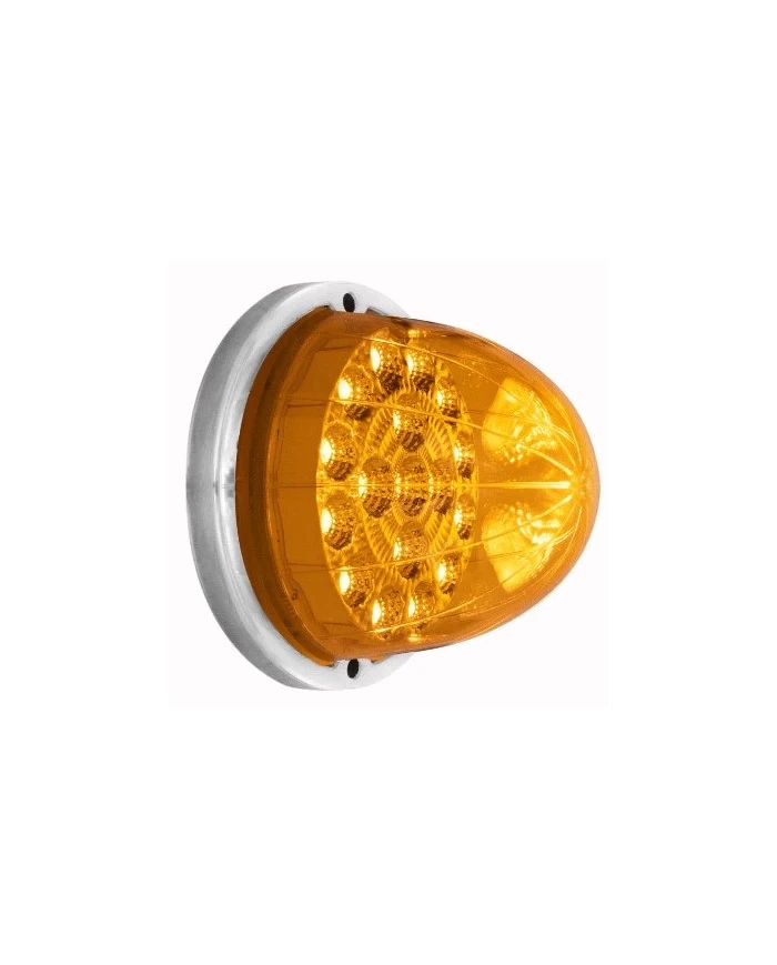 Led Cab Light With 17 Led W/Ring (Amber/Amber Lens)MSUS01-32143 Led Cab Light With 17 Led W/Ring (Amber/Amber Lens)MSUS01-32143