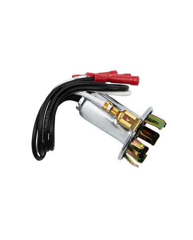 UP98338-3-Wire Universal Double Contact Park, S/T/T 'Prong-Type' Light Socket w/ Butt Terminated Wires 1 Pc