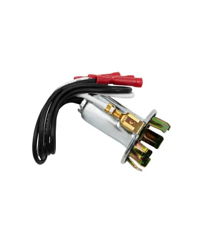 UP98338-3-Wire Universal Double Contact Park, S/T/T 'Prong-Type' Light Socket w/ Butt Terminated Wires 1 Pc