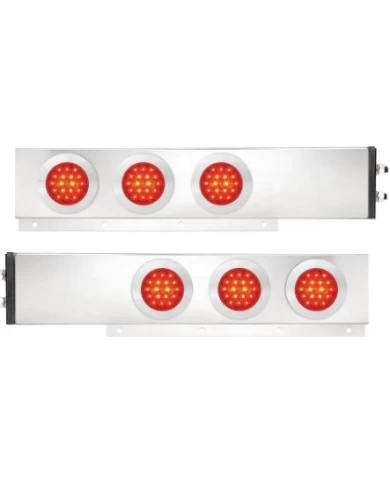 Red/Red Stainless Steel Interchangeable Spring-Loaded Rear Bar Hangers 2 1/2" bolt pattern Red/Red Stainless Steel Interchangeable Spring-Loaded Rear Bar Hangers 2 1/2" bolt pattern