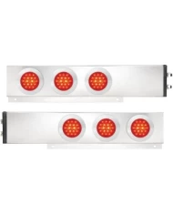 Red/Red Stainless Steel Interchangeable Spring-Loaded Rear Bar Hangers 2 1/2" bolt pattern Red/Red Stainless Steel Interchangeable Spring-Loaded Rear Bar Hangers 2 1/2" bolt pattern