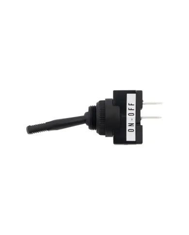 UP98355-Black Non-Illum Toggle 20 Amp 12V S.P.S.T. Momentary On/Off 1 Pc.