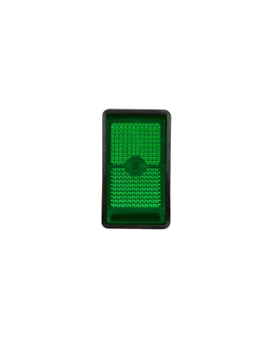 UP98359-Green Illum Jumbo Rocker 16 Amp 12V S.P.S.T. On/Off 1 Pc.