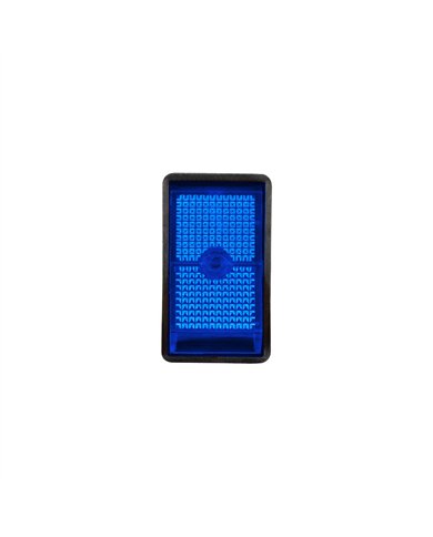 UP98360-Blue Illum Jumbo Rocker 16 Amp 12V S.P.S.T. On/Off 1 Pc.