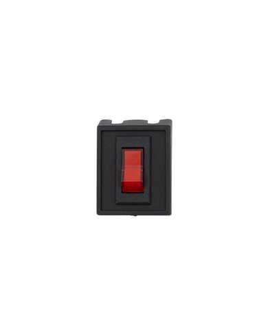 UP98363-Red Illum Rocker in Panel Mount Combo 20 Amp 12V S.P.S.T. On/Off 1 Set.