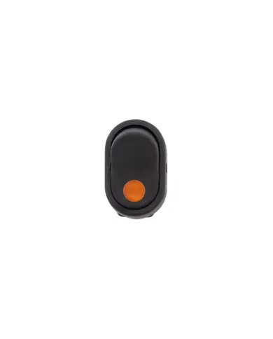 UP98364-Amber Illum Oval Rocker 16 Amp 12V On/Off 1/2" Dia. 1 Pc.