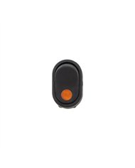 UP98364-Amber Illum Oval Rocker 16 Amp 12V On/Off 1/2" Dia. 1 Pc.
