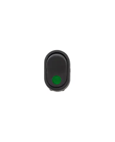 UP98365-Green Illum Oval Rocker 16 Amp 12V On/Off 1/2" Dia. 1 Pc.