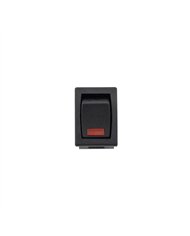 UP98369-Black Miniature LED Rocker 10 Amp 12V S.P.S.T. On/Off 1 Pc.