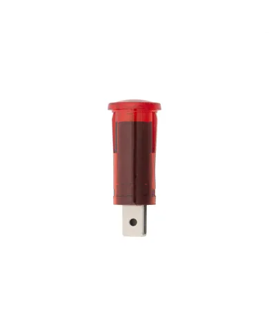 UP98372-Red Warning Light 16 Amp 12V w/2 Lucar Terminals, 1 Pc.