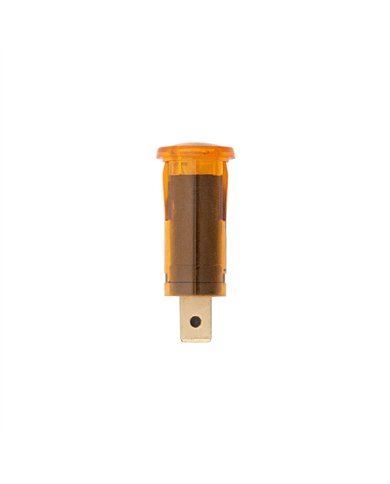 UP98373-Amber Warning Light 16 Amp 12V w/2 Lucar Terminals, 1 Pc.