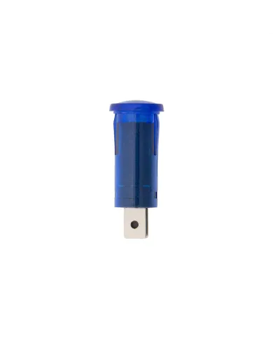 UP98375-Blue Warning Light 16 Amp 12V w/2 Lucar Terminals, 1 Pc.