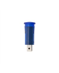 UP98375-Blue Warning Light 16 Amp 12V w/2 Lucar Terminals, 1 Pc.
