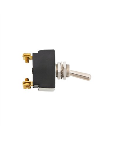 UP98376-Heavy Duty Toggle w/ 4 Screw Terminals 30 Amp 12V D.P.S.T On/Off 1 Pc.