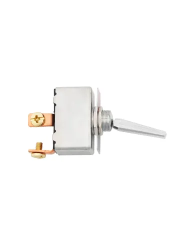 UP98380-All Metal Heavy Duty Toggle w/ 2 Screw Terminals 50 Amp 12V S.P.S.T. On/Off 1 Pc.