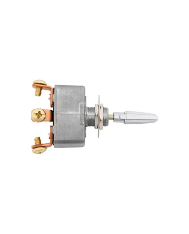 UP98381-All Metal Heavy Duty Toggle w/ 3 Screw Terminals 50 Amp 12V S.P.S.T. On/Off/On 1 Pc.