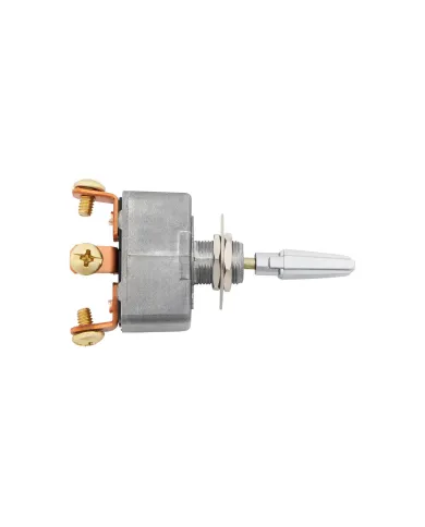 UP98381-All Metal Heavy Duty Toggle w/ 3 Screw Terminals 50 Amp 12V S.P.S.T. On/Off/On 1 Pc.