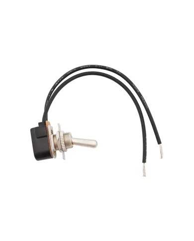 UP98389-Bakelight Toggle w/ Intergrated Wire Leads 15 Amp 12V S.P.D.T. On/Off 1 Pc.