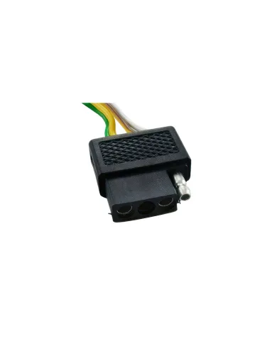 UP98398-4-Way Flat Molded Female Trailer Connector w/ Polarized Plugs, 1 Pc.
