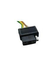 UP98398-4-Way Flat Molded Female Trailer Connector w/ Polarized Plugs, 1 Pc.