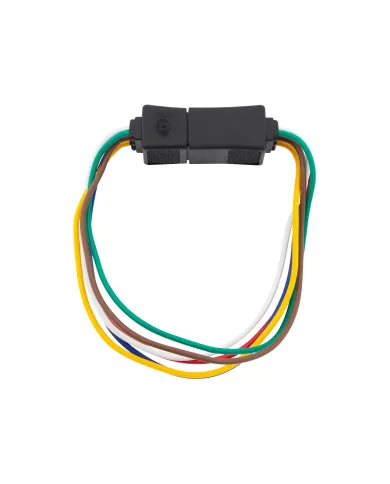 UP98404-6-Way Squared Moisture Proof M/FM Trailer Connectors w/ Polarized Plugs, 1 Pc.