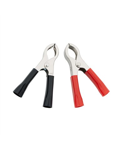 UP98440-50 Amp Clamps w/ Vinyl Handles 1Red/1Black 1 Set.