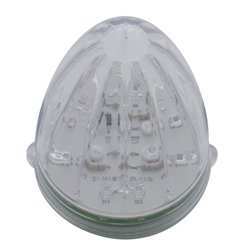 UP38462-19 LED Watermelon Grakon 1000 Cab Light - Amber LED/Clear Lens
