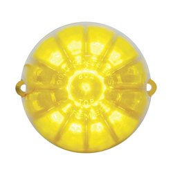 UP38462-19 LED Watermelon Grakon 1000 Cab Light - Amber LED/Clear Lens