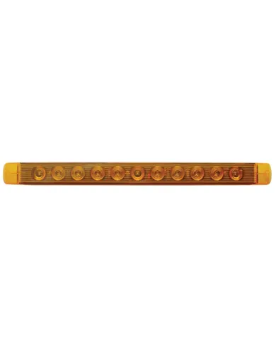 UP38463-11 LED 17" Turn Signal Light Bar - Amber LED/Amber Lens