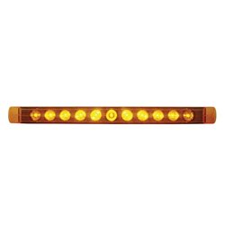 UP38463-11 LED 17" Turn Signal Light Bar - Amber LED/Amber Lens