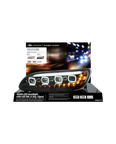 UP99212-United Pacific Peterbilt 386 Modular Headlight Display-35841