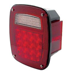 UP38491B-LED Universal Combination Tail Light With License Light & Side Marker (Bulk)