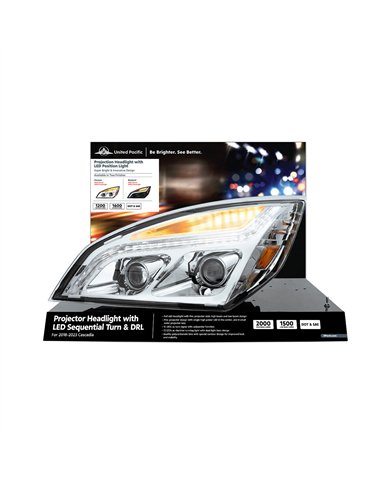 UP99232-United Pacific Freightliner Cascadia Modular Headlight Display-35819