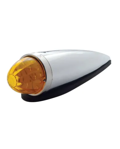 UP38511-17 LED Watermelon Cab Light Kit With Die Cast Housing - Amber LED/Amber Lens