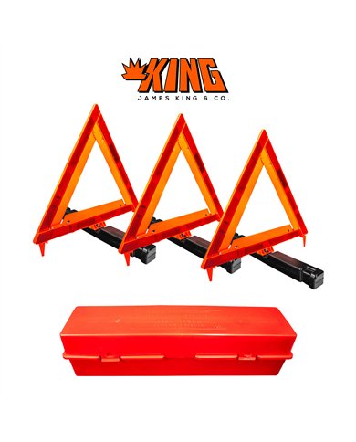 UP99251-Emergency Warning Triangle Kit (3-Pack)