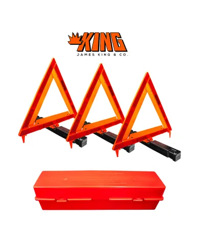 UP99251-Emergency Warning Triangle Kit (3-Pack)