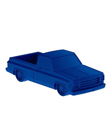 UP99259-Solid Die-Cast 1973-1987 Chevrolet Truck Style Paper Weight-Indigo Blue