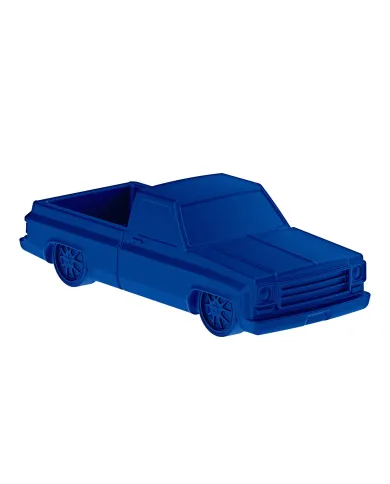 UP99259-Solid Die-Cast 1973-1987 Chevrolet Truck Style Paper Weight-Indigo Blue