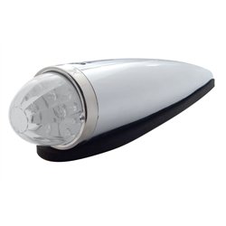 UP38512-17 LED Watermelon Cab Light Kit With Die Cast Housing - Amber LED/Clear Lens