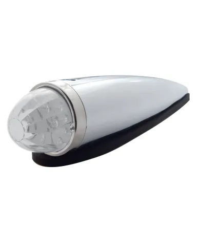 UP38512-17 LED Watermelon Cab Light Kit With Die Cast Housing - Amber LED/Clear Lens