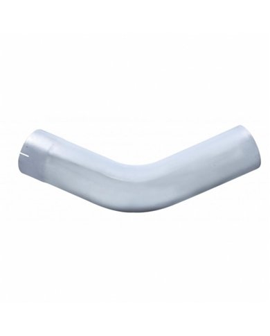 UPAE452-6-1515-Aluminized 45 Degree Exhaust Expanded Elbow, 6" I.D. To 6" O.D. - 15" X 15"