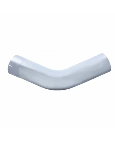UPAE452-6-1515-Aluminized 45 Degree Exhaust Expanded Elbow, 6" I.D. To 6" O.D. - 15" X 15"
