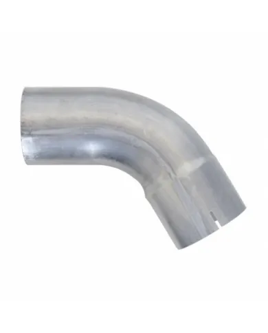 UPAE602-5-1010-Aluminized 60 Degree Exhaust Expanded Elbow, 5" ID To 5" OD - 10" X 10"